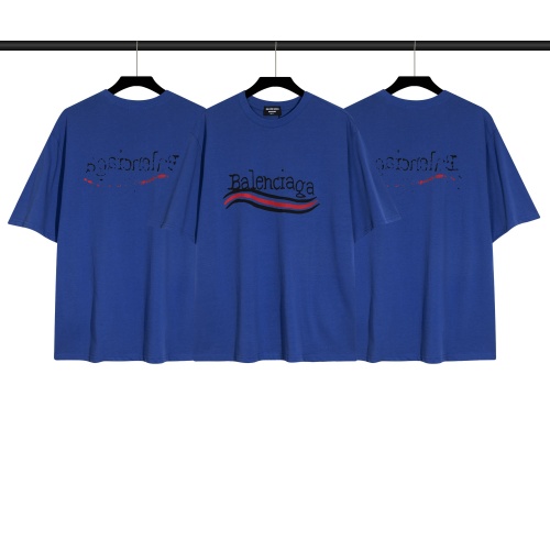 Cheap Balenciaga T-Shirts Short Sleeved For Unisex #1051860 Replica Wholesale [$34.00 USD] [ITEM#1051860] on Replica Balenciaga T-Shirts