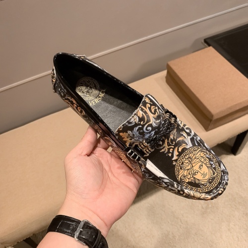 Cheap Versace Leather Shoes For Men #1051939 Replica Wholesale [$68.00 USD] [ITEM#1051939] on Replica Versace Leather Shoes