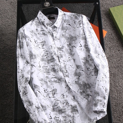 Cheap Versace Shirts Long Sleeved For Men #1052091 Replica Wholesale [$38.00 USD] [ITEM#1052091] on Replica Versace Shirts
