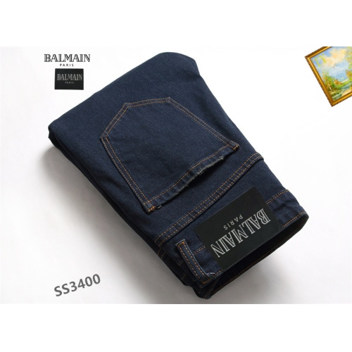Cheap Balmain Jeans For Men #1052300 Replica Wholesale [$48.00 USD] [ITEM#1052300] on Replica Balmain Jeans