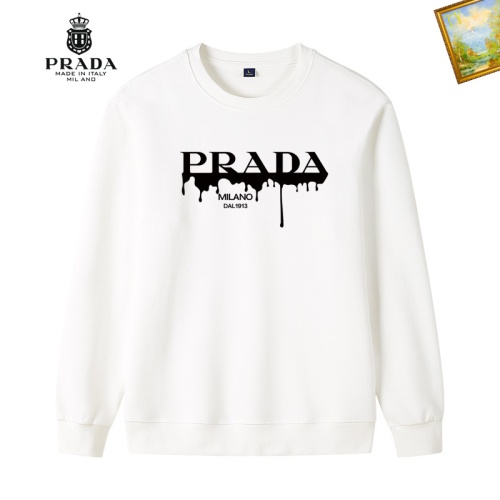 Cheap Prada Hoodies Long Sleeved For Men #1052543 Replica Wholesale [$40.00 USD] [ITEM#1052543] on Replica Prada Hoodies