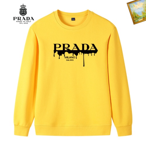 Cheap Prada Hoodies Long Sleeved For Men #1052545 Replica Wholesale [$40.00 USD] [ITEM#1052545] on Replica Prada Hoodies