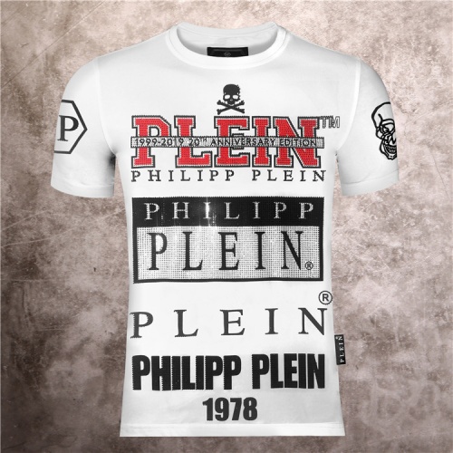 Cheap Philipp Plein PP T-Shirts Short Sleeved For Men #1052718 Replica Wholesale [$32.00 USD] [ITEM#1052718] on Replica Philipp Plein PP T-Shirts