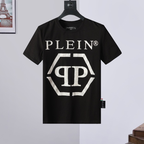 Cheap Philipp Plein PP T-Shirts Short Sleeved For Men #1052725 Replica Wholesale [$27.00 USD] [ITEM#1052725] on Replica Philipp Plein PP T-Shirts