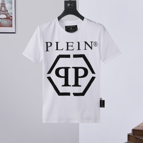 Cheap Philipp Plein PP T-Shirts Short Sleeved For Men #1052726 Replica Wholesale [$27.00 USD] [ITEM#1052726] on Replica Philipp Plein PP T-Shirts