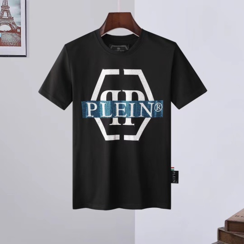 Cheap Philipp Plein PP T-Shirts Short Sleeved For Men #1052742 Replica Wholesale [$27.00 USD] [ITEM#1052742] on Replica Philipp Plein PP T-Shirts