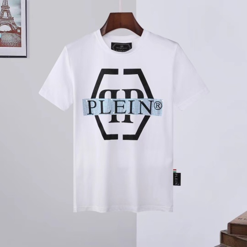 Cheap Philipp Plein PP T-Shirts Short Sleeved For Men #1052743 Replica Wholesale [$27.00 USD] [ITEM#1052743] on Replica Philipp Plein PP T-Shirts