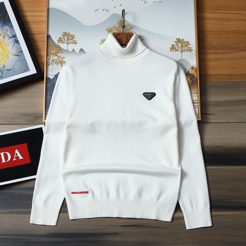 Cheap Prada Sweater Long Sleeved For Men #1052875 Replica Wholesale [$48.00 USD] [ITEM#1052875] on Replica Prada Sweater