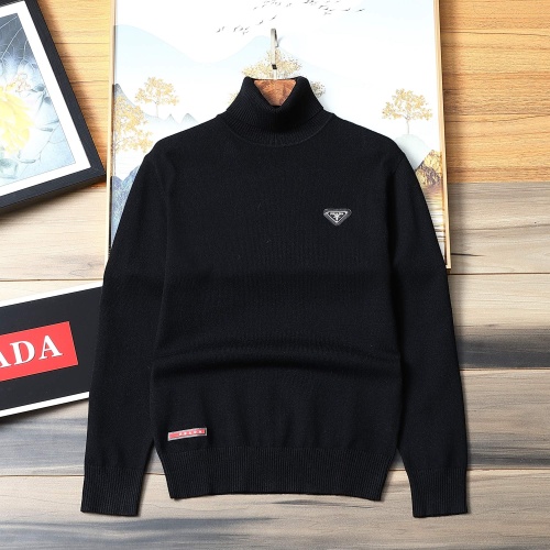 Cheap Prada Sweater Long Sleeved For Men #1052876 Replica Wholesale [$48.00 USD] [ITEM#1052876] on Replica Prada Sweater