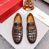 Cheap Salvatore Ferragamo Leather Shoes For Men #1051199 Replica Wholesale [$82.00 USD] [ITEM#1051199] on Replica Salvatore Ferragamo Leather Shoes