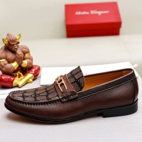 Cheap Salvatore Ferragamo Leather Shoes For Men #1051199 Replica Wholesale [$82.00 USD] [ITEM#1051199] on Replica Salvatore Ferragamo Leather Shoes