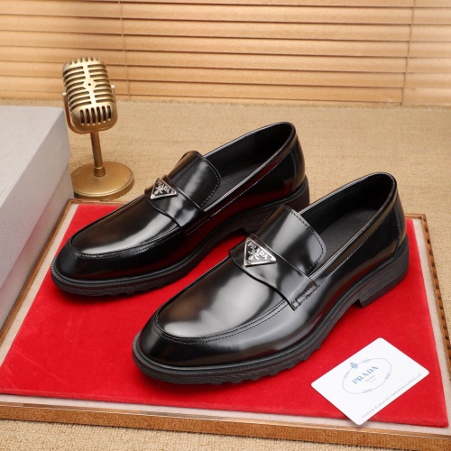 Cheap Prada Leather Shoes For Men #1054365 Replica Wholesale [$76.00 USD] [ITEM#1054365] on Replica Prada Leather Shoes