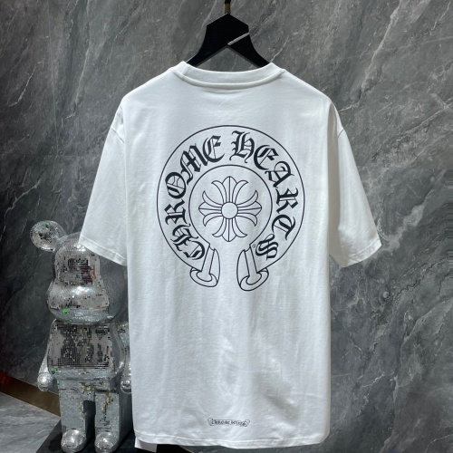 Cheap Chrome Hearts T-Shirts Short Sleeved For Unisex #1054555 Replica Wholesale [$32.00 USD] [ITEM#1054555] on Replica Chrome Hearts T-Shirts