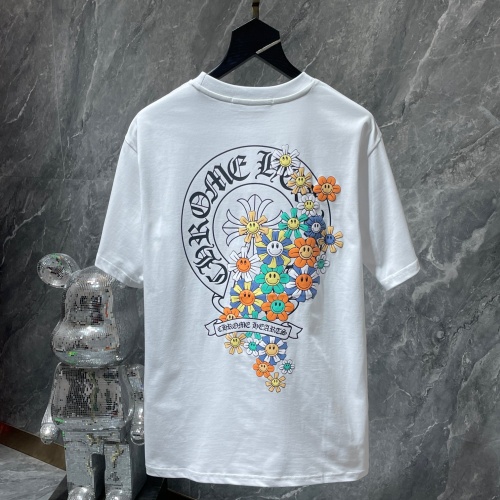 Cheap Chrome Hearts T-Shirts Short Sleeved For Unisex #1054583 Replica Wholesale [$32.00 USD] [ITEM#1054583] on Replica Chrome Hearts T-Shirts