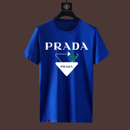 Cheap Prada T-Shirts Short Sleeved For Men #1055436 Replica Wholesale [$40.00 USD] [ITEM#1055436] on Replica Prada T-Shirts