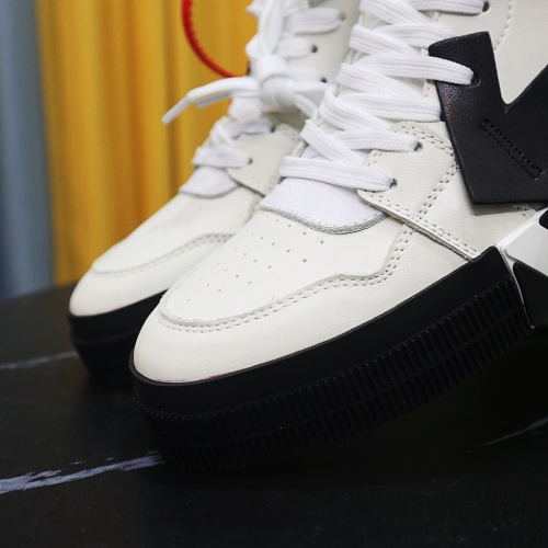 Cheap Off-White High Tops Shoes For Men #1056671 Replica Wholesale [$102.00 USD] [ITEM#1056671] on Replica Off-White High Tops Shoes