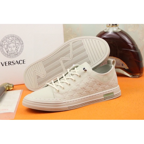 Cheap Versace Casual Shoes For Men #1056954 Replica Wholesale [$80.00 USD] [ITEM#1056954] on Replica Versace Casual Shoes