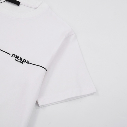 Cheap Prada T-Shirts Short Sleeved For Unisex #1058104 Replica Wholesale [$40.00 USD] [ITEM#1058104] on Replica Prada T-Shirts