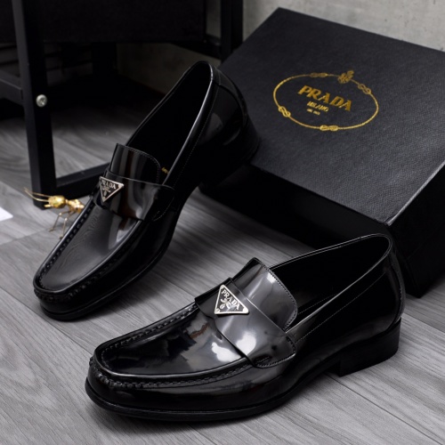 Cheap Prada Leather Shoes For Men #1058167 Replica Wholesale [$98.00 USD] [ITEM#1058167] on Replica Prada Leather Shoes
