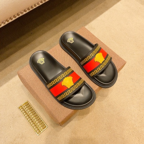 Cheap Versace Slippers For Men #1058468 Replica Wholesale [$48.00 USD] [ITEM#1058468] on Replica Versace Slippers