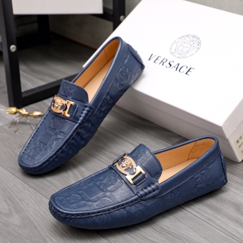Cheap Versace Leather Shoes For Men #1058597 Replica Wholesale [$68.00 USD] [ITEM#1058597] on Replica Versace Leather Shoes