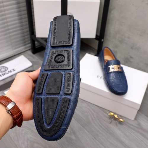 Cheap Versace Leather Shoes For Men #1058597 Replica Wholesale [$68.00 USD] [ITEM#1058597] on Replica Versace Leather Shoes