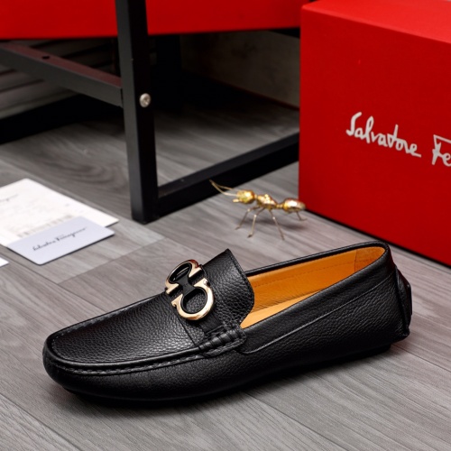 Cheap Salvatore Ferragamo Leather Shoes For Men #1058660 Replica Wholesale [$68.00 USD] [ITEM#1058660] on Replica Salvatore Ferragamo Leather Shoes