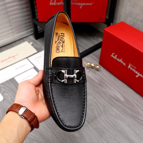 Cheap Salvatore Ferragamo Leather Shoes For Men #1058661 Replica Wholesale [$68.00 USD] [ITEM#1058661] on Replica Salvatore Ferragamo Leather Shoes