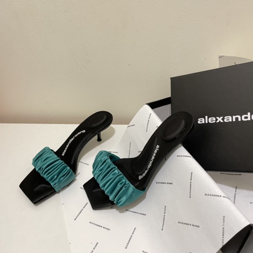 Cheap Alexander Wang Slippers For Women #1060323 Replica Wholesale [$64.00 USD] [ITEM#1060323] on Replica Alexander Wang Slippers