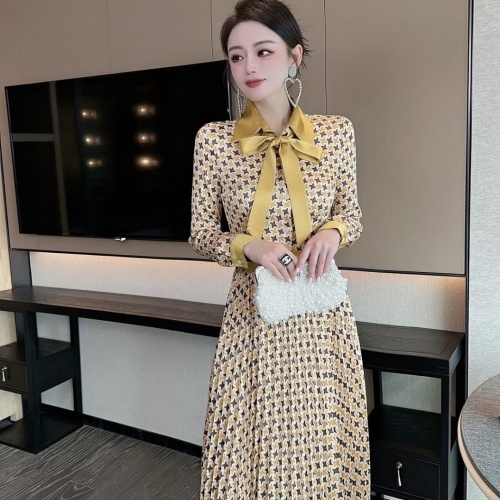 Cheap Louis Vuitton LV Dresses Short Sleeved For Women #1061479 Replica Wholesale [$100.00 USD] [ITEM#1061479] on Replica Louis Vuitton LV Dresses