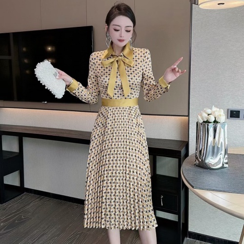 Cheap Louis Vuitton LV Dresses Short Sleeved For Women #1061479 Replica Wholesale [$100.00 USD] [ITEM#1061479] on Replica Louis Vuitton LV Dresses