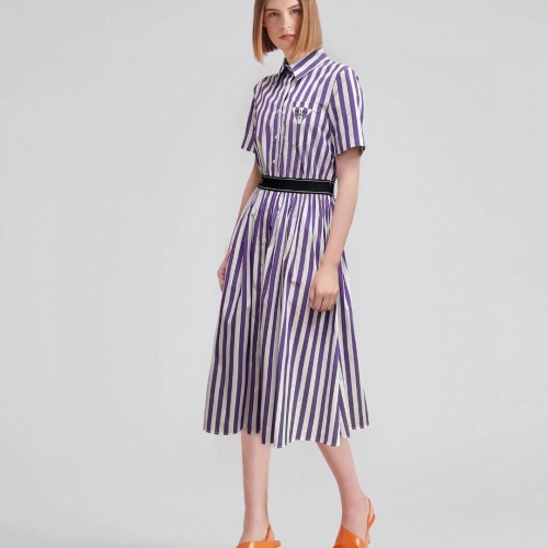 Cheap Prada Dresses Short Sleeved For Women #1061484 Replica Wholesale [$96.00 USD] [ITEM#1061484] on Replica Prada Dresses