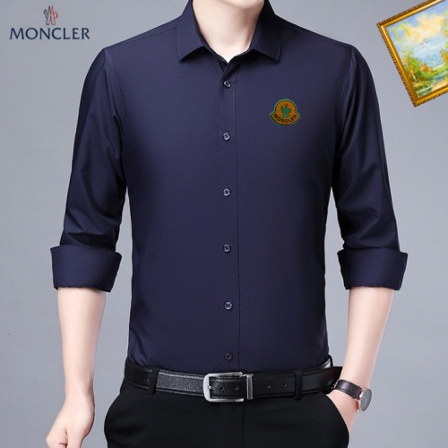 Cheap Moncler Shirts Long Sleeved For Men #1061575 Replica Wholesale [$40.00 USD] [ITEM#1061575] on Replica Moncler Shirts