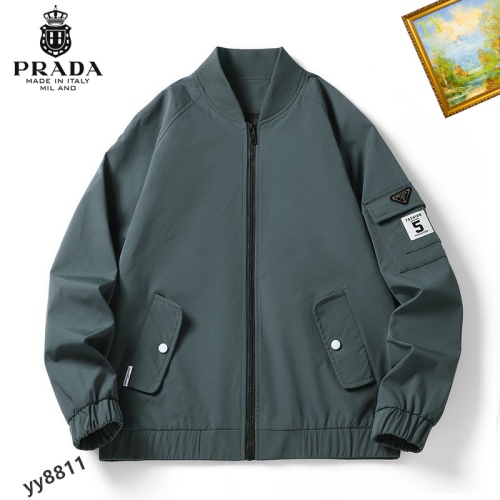 Cheap Prada New Jackets Long Sleeved For Men #1061685 Replica Wholesale [$60.00 USD] [ITEM#1061685] on Replica Prada Jackets