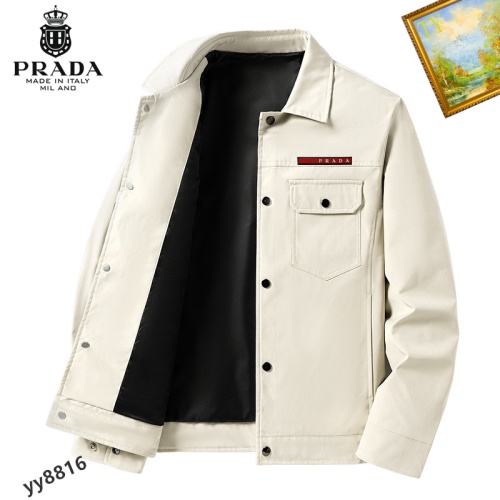 Cheap Prada New Jackets Long Sleeved For Men #1061697 Replica Wholesale [$60.00 USD] [ITEM#1061697] on Replica Prada Jackets