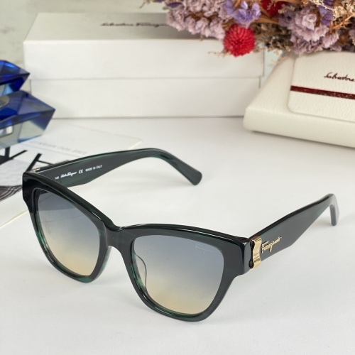 Cheap Salvatore Ferragamo AAA Quality Sunglasses #1062290 Replica Wholesale [$60.00 USD] [ITEM#1062290] on Replica Salvatore Ferragamo AAA Quality Sunglasses