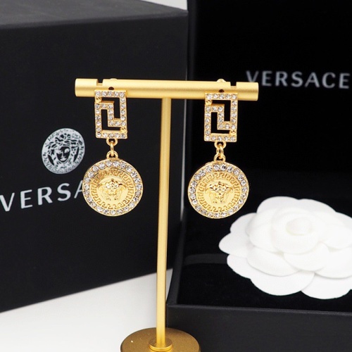 Cheap Versace Earrings For Women #1062527 Replica Wholesale [$29.00 USD] [ITEM#1062527] on Replica Versace Earrings