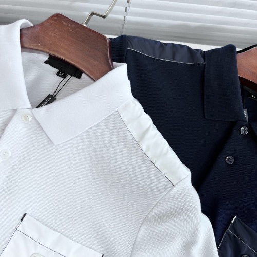 Cheap Prada T-Shirts Short Sleeved For Men #1063165 Replica Wholesale [$64.00 USD] [ITEM#1063165] on Replica Prada T-Shirts