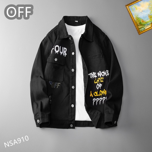 Cheap Off-White Jackets Long Sleeved For Men #1063747 Replica Wholesale [$60.00 USD] [ITEM#1063747] on Replica Off-White Jackets