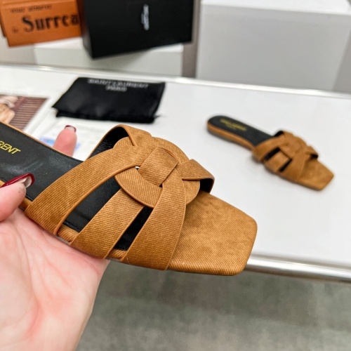 Cheap Yves Saint Laurent YSL Slippers For Women #1064085 Replica Wholesale [$80.00 USD] [ITEM#1064085] on Replica Yves Saint Laurent YSL Slippers