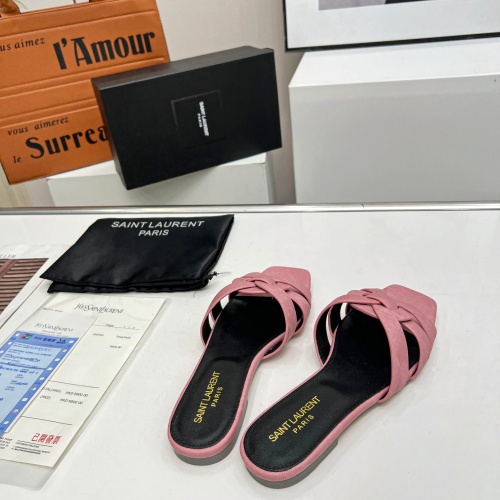 Cheap Yves Saint Laurent YSL Slippers For Women #1064086 Replica Wholesale [$80.00 USD] [ITEM#1064086] on Replica Yves Saint Laurent YSL Slippers