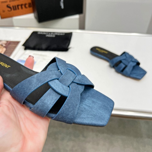 Cheap Yves Saint Laurent YSL Slippers For Women #1064087 Replica Wholesale [$80.00 USD] [ITEM#1064087] on Replica Yves Saint Laurent YSL Slippers