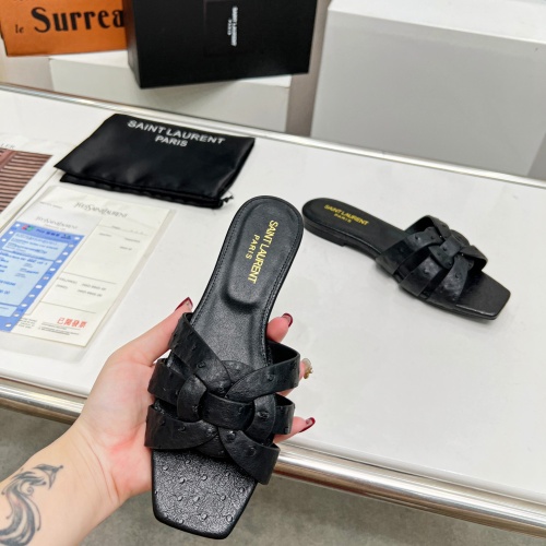 Cheap Yves Saint Laurent YSL Slippers For Women #1064091 Replica Wholesale [$80.00 USD] [ITEM#1064091] on Replica Yves Saint Laurent YSL Slippers