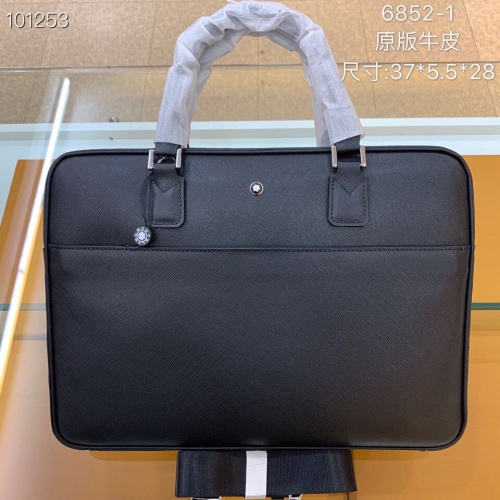 Cheap Mont Blanc AAA Man Handbags #1064131 Replica Wholesale [$145.00 USD] [ITEM#1064131] on Replica Mont Blanc AAA Man Handbags
