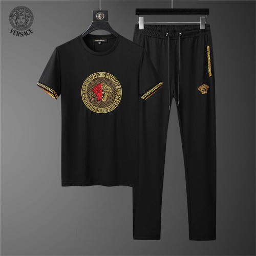 Cheap Versace Tracksuits Short Sleeved For Men #1064853 Replica Wholesale [$68.00 USD] [ITEM#1064853] on Replica Versace Tracksuits