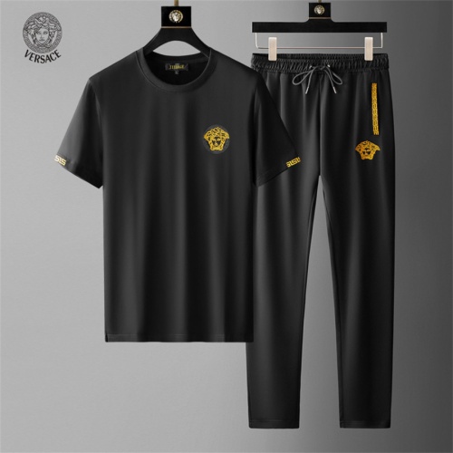 Cheap Versace Tracksuits Short Sleeved For Men #1064927 Replica Wholesale [$68.00 USD] [ITEM#1064927] on Replica Versace Tracksuits