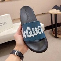 Cheap Alexander McQueen Slippers For Men #1055993 Replica Wholesale [$48.00 USD] [ITEM#1055993] on Replica Alexander McQueen Slippers