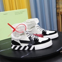 Cheap Off-White High Tops Shoes For Men #1056672 Replica Wholesale [$102.00 USD] [ITEM#1056672] on Replica Off-White High Tops Shoes