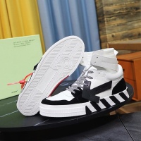 Cheap Off-White High Tops Shoes For Men #1056672 Replica Wholesale [$102.00 USD] [ITEM#1056672] on Replica Off-White High Tops Shoes