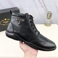 Cheap Prada High Top Shoes For Men #1058474 Replica Wholesale [$92.00 USD] [ITEM#1058474] on Replica Prada High Top Shoes